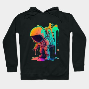 Colorful Astronaut Sticker #6 Hoodie